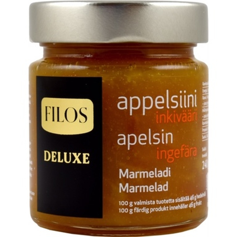 FILOS Deluxe Apelsini-ingveri marmelaad 240g