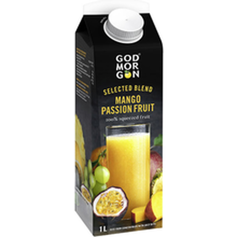 God Morgon mango-passionimahl 1l