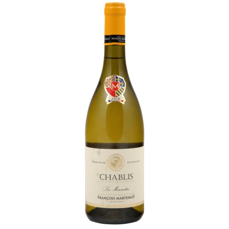 Kaitstud päritolunimetusega vein F.Martenot Chablis 0,75l