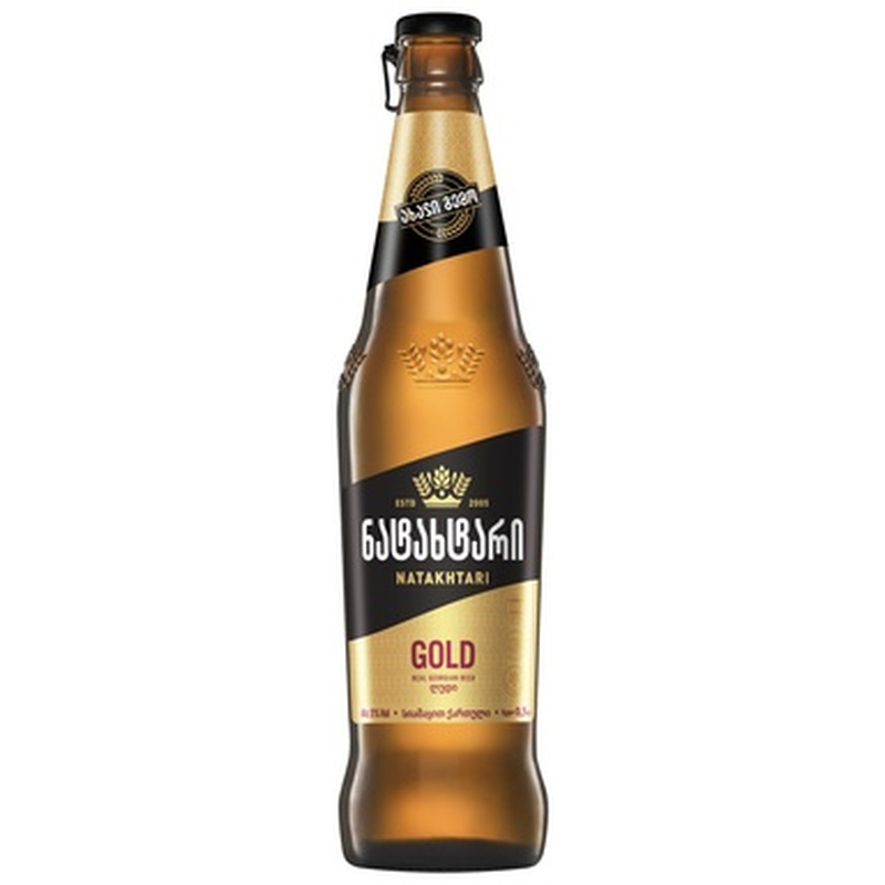 NATAKHTARI õlu Gold hele 5% 50cl (pudel)