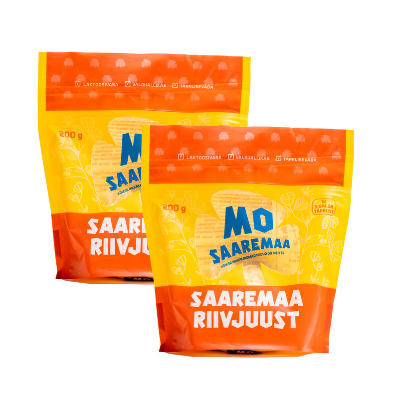 HULGI Riivjuust laktoosivaba 2 tk, MO SAAREMAA, 2 x 400 g