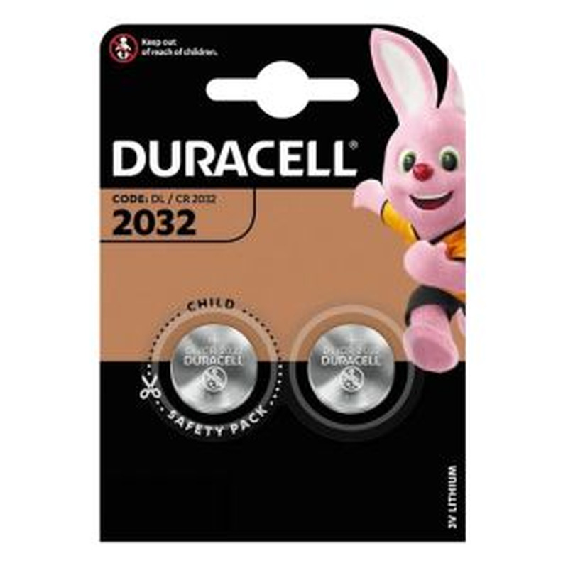 Patareid Li 2032, DURACELL, 2 tk