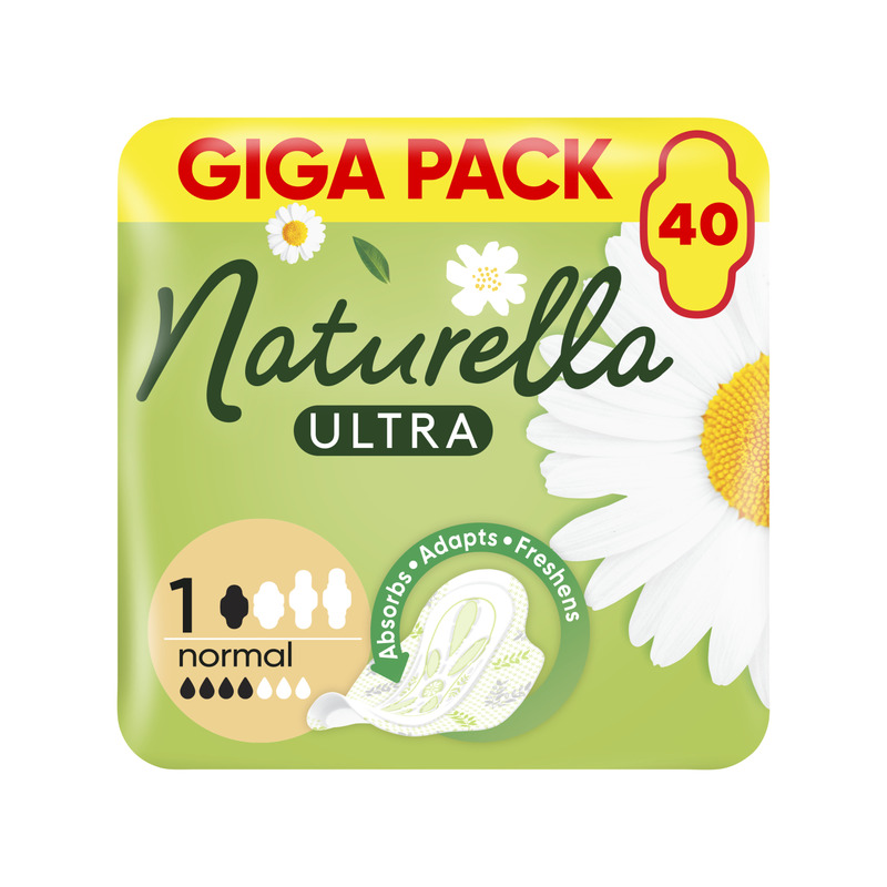 Naturella Ultra Normal Size 1 Tiibadega Hügieenisidemed, 40 tk