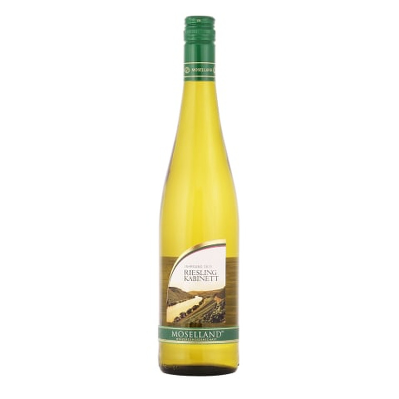 Kaitstud päritolunimetusega vein Moselland Riesling Kabinett 0,75l