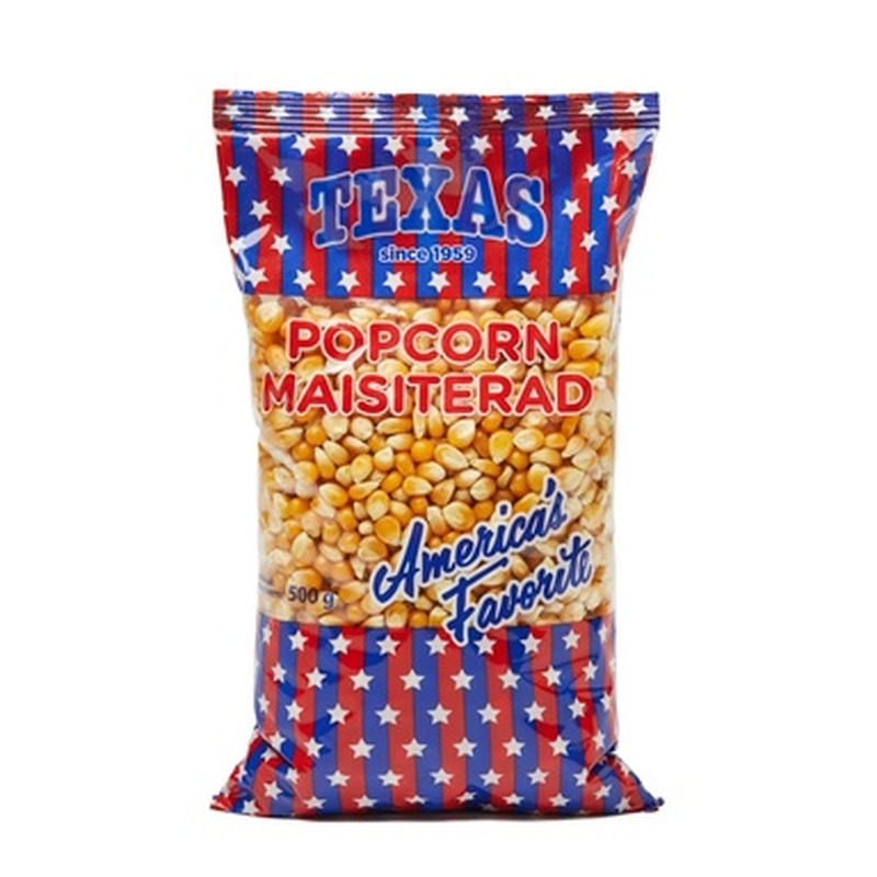 Popcorn maisiterad, TEXAS, 500 g