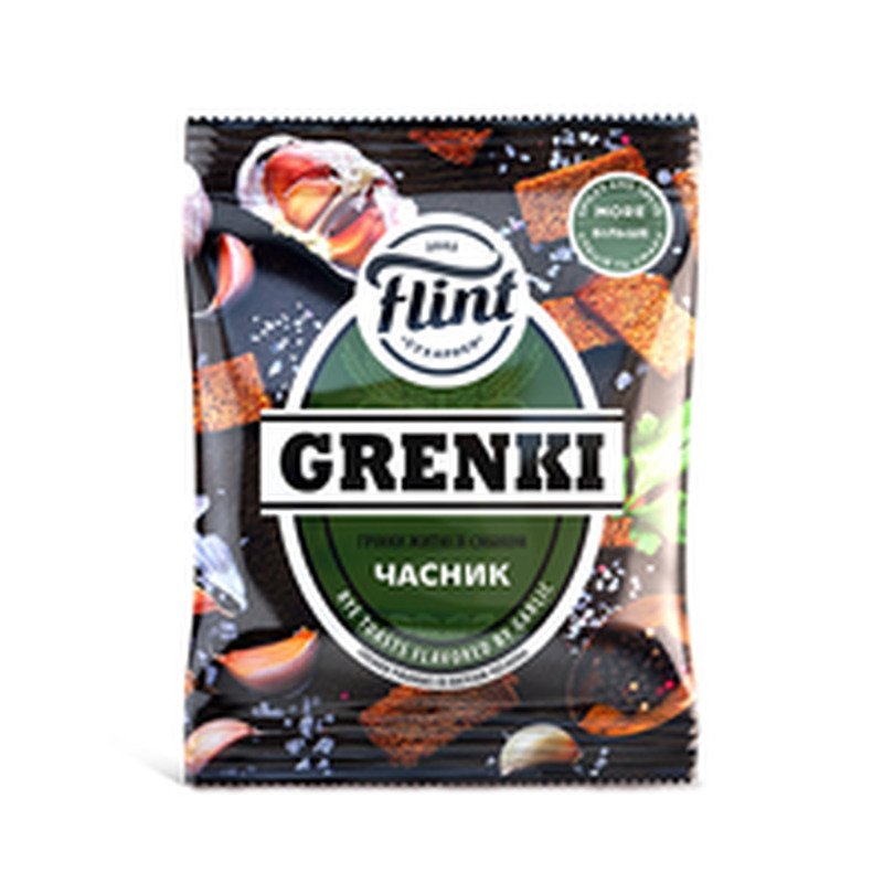 FLINT GRENKI Küüslaugumaitselised leivakesed 80 g