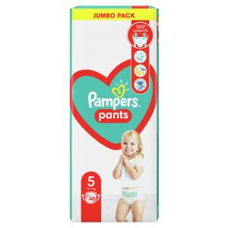 Püksmähkmed JP S5 48tk, PAMPERS, 48 tk