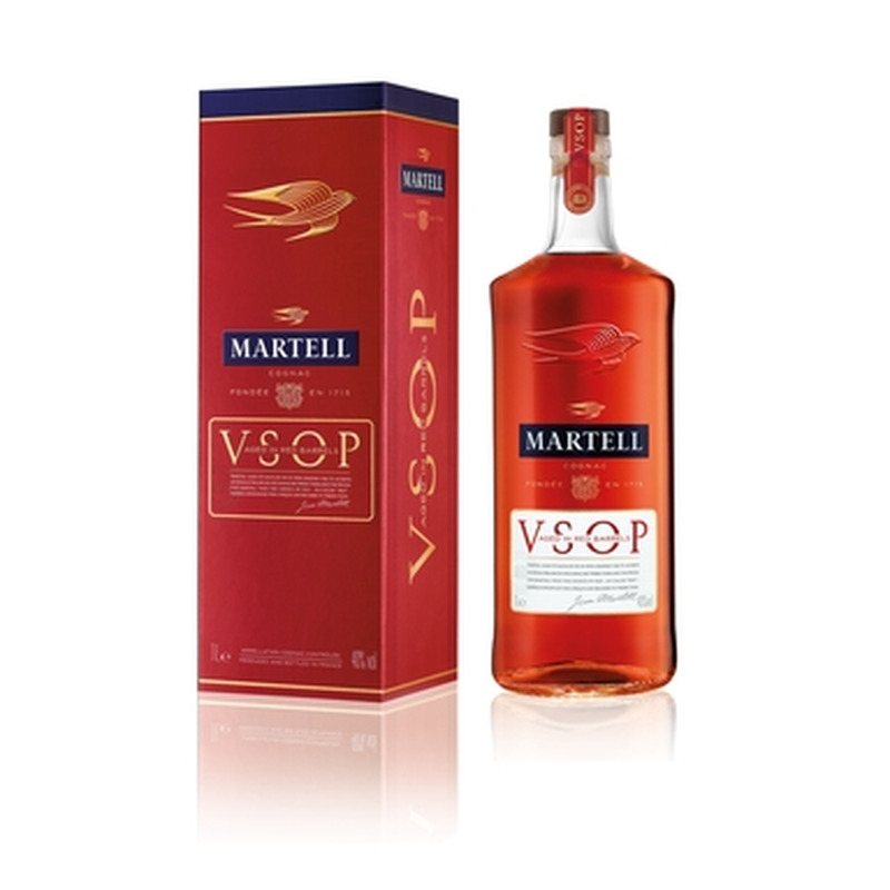 MARTELL Cognac VSOP 40% 100cl (karbis)