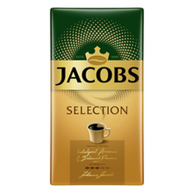 Jahvatatud kohv Selection, JACOBS, 500 g