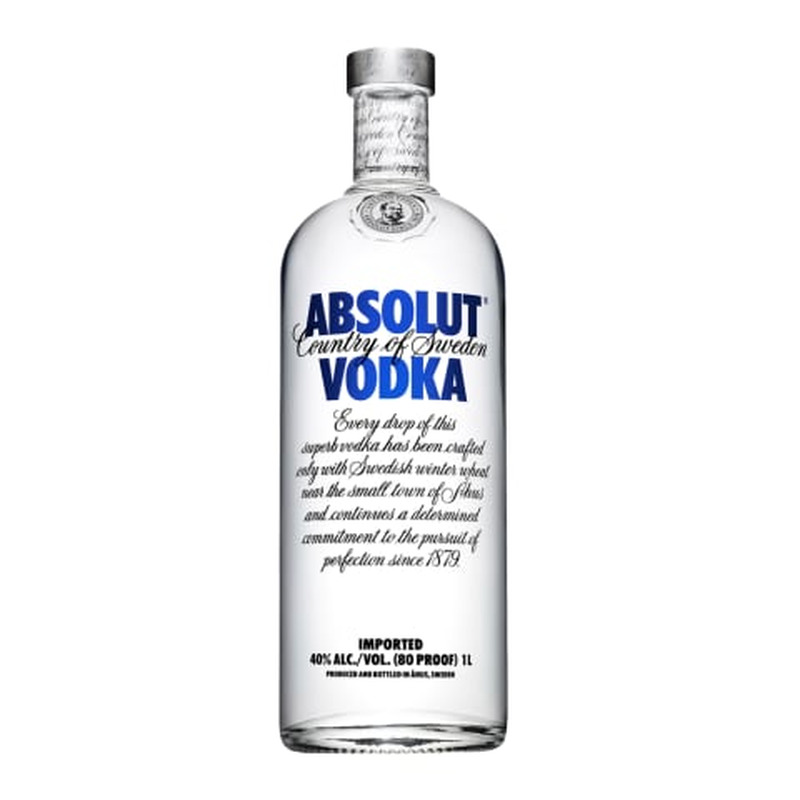 Viin Absolut Vodka 40% 1l