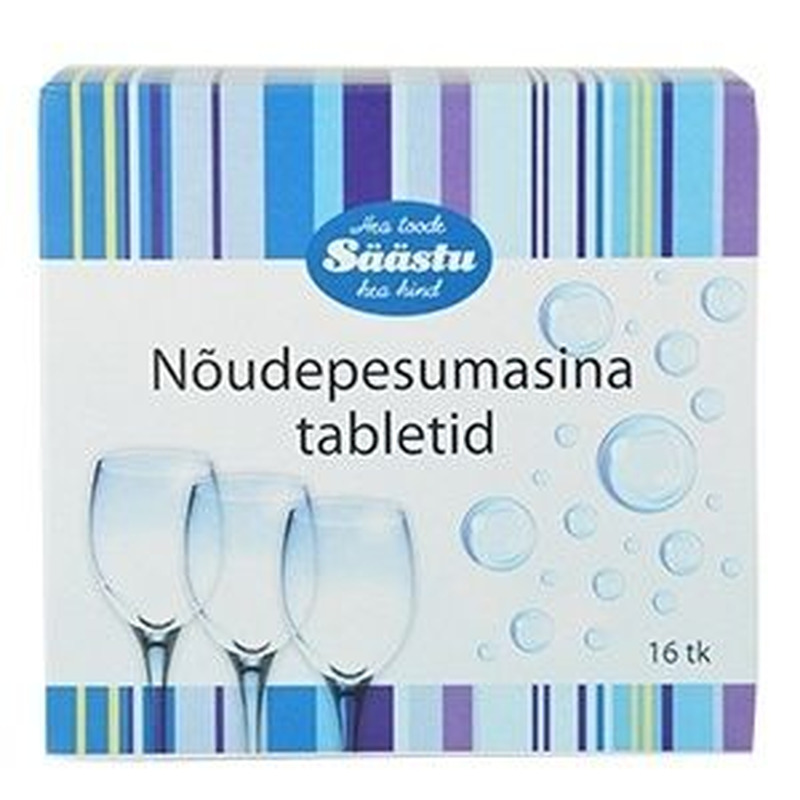 Säästu 7in1 nõudepesumasina tabletid 16tk