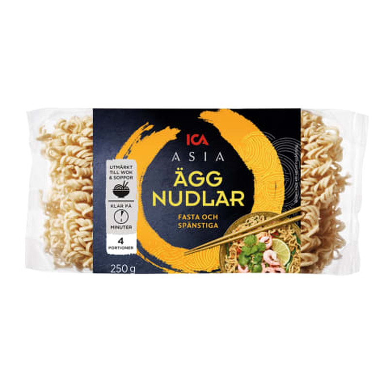 Munanuudlid, ICA, 250 g