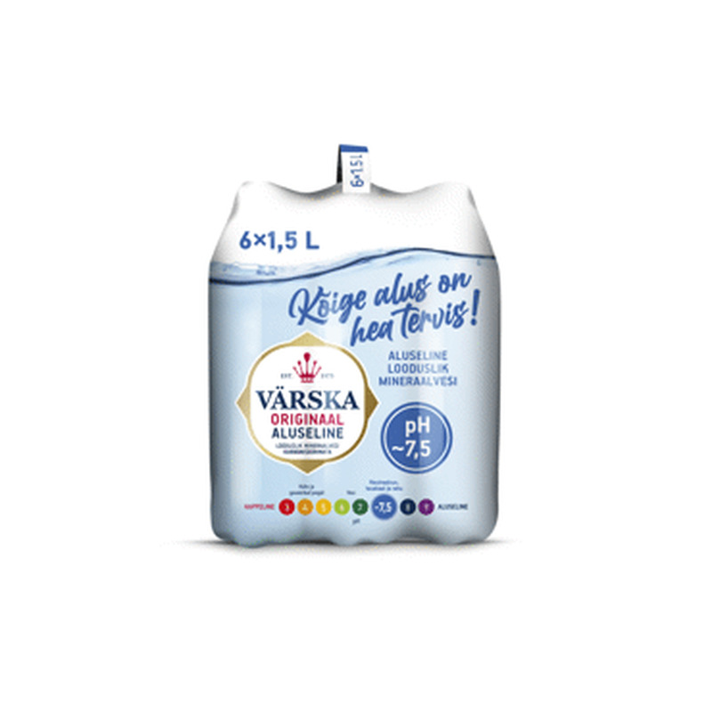 Vesi VÄRSKA Originaal aluseline 6x1.5L