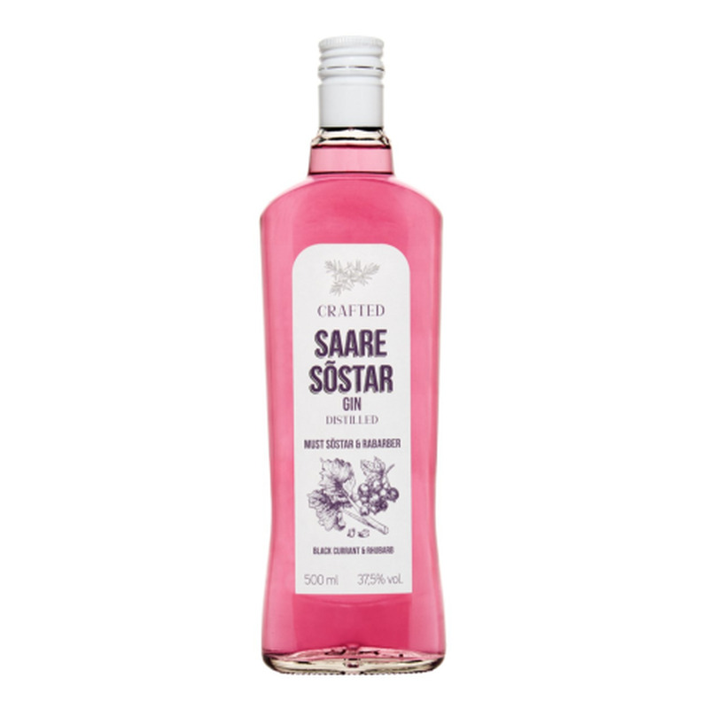 Destilleeritud gin Saare Sõstar Distilled Gin 37,5%vol 0,5l