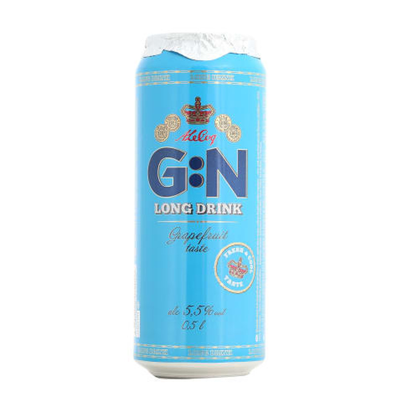 Muu alkohoolne jook G:N Long Drink Grapefruit 5,5% 0,5l