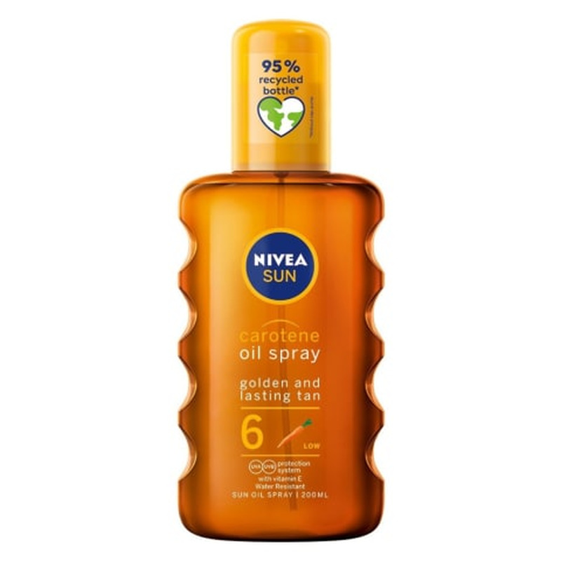 Päevitusõli Nivea Sun Carotene SPF6 200ml