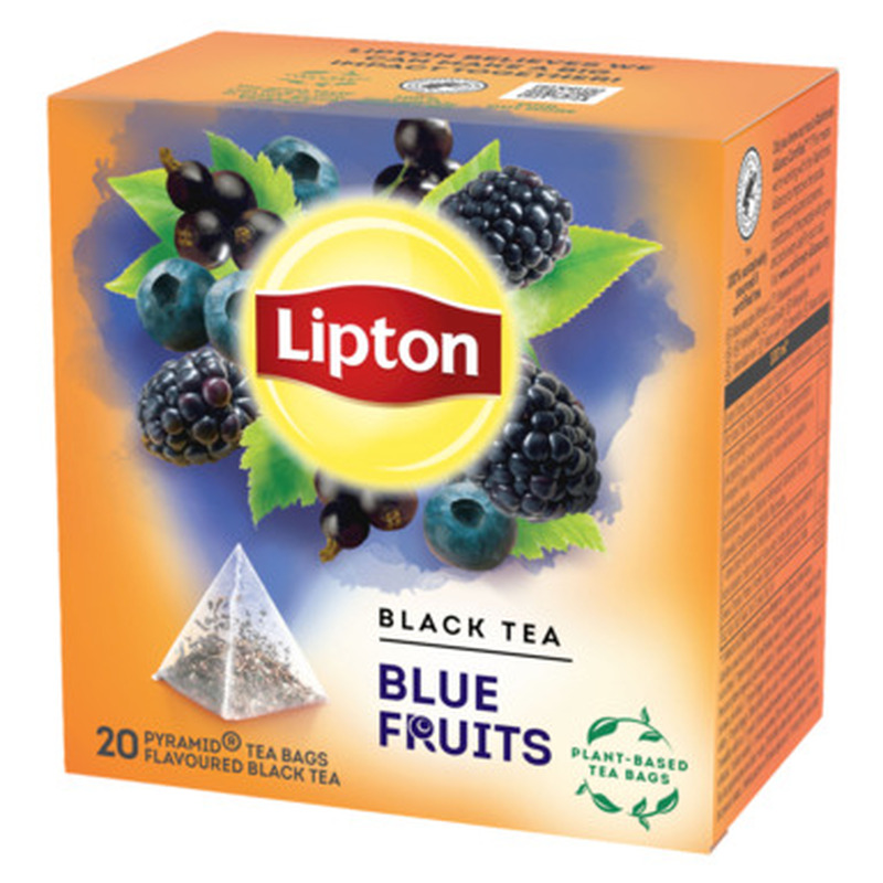 LIPTON Must tee siniste marjade maits.20x1,8(püramiid)