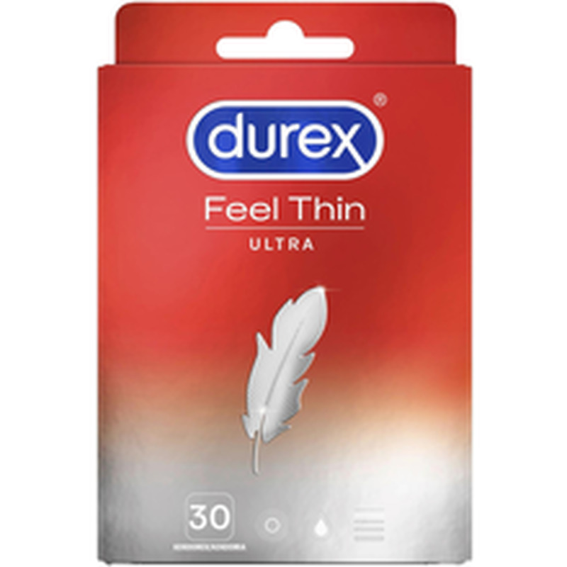 Kondoomid Feel Ultra Thin, DUREX, 30 tk