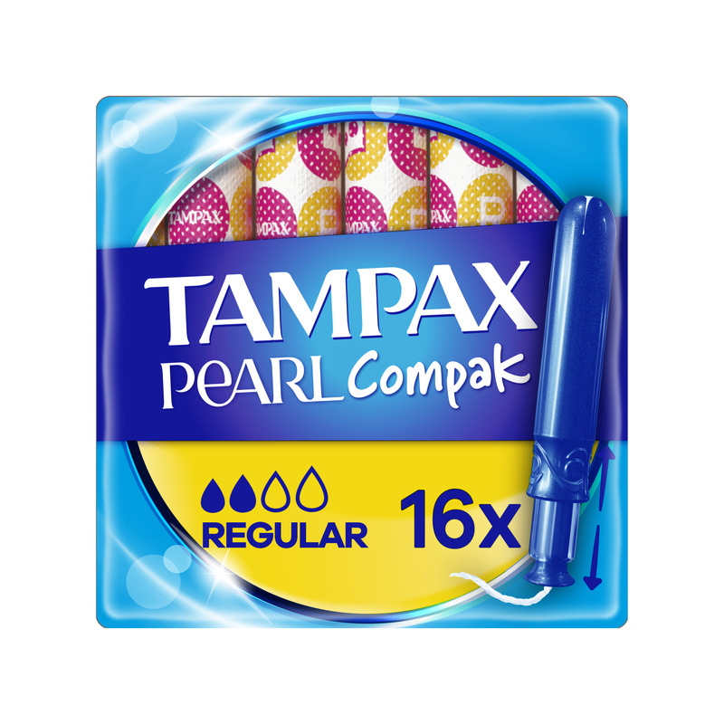 Tampax Compak Pearl Regular Tampoonid Aplikaatoriga, 16 tk