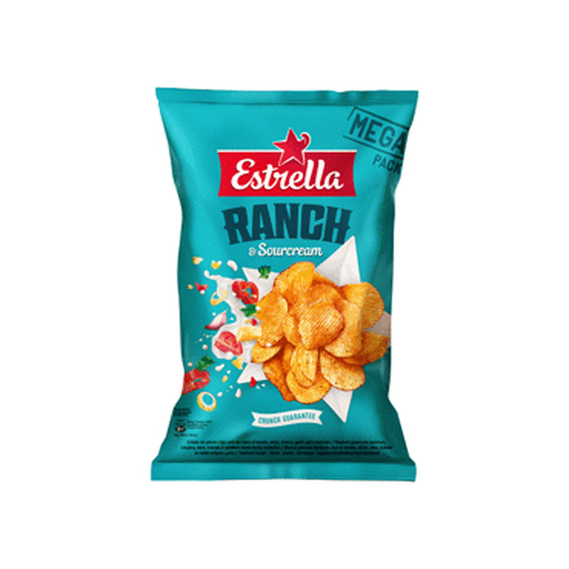 Kartulikrõpsud Ranch ESTRELLA 250g