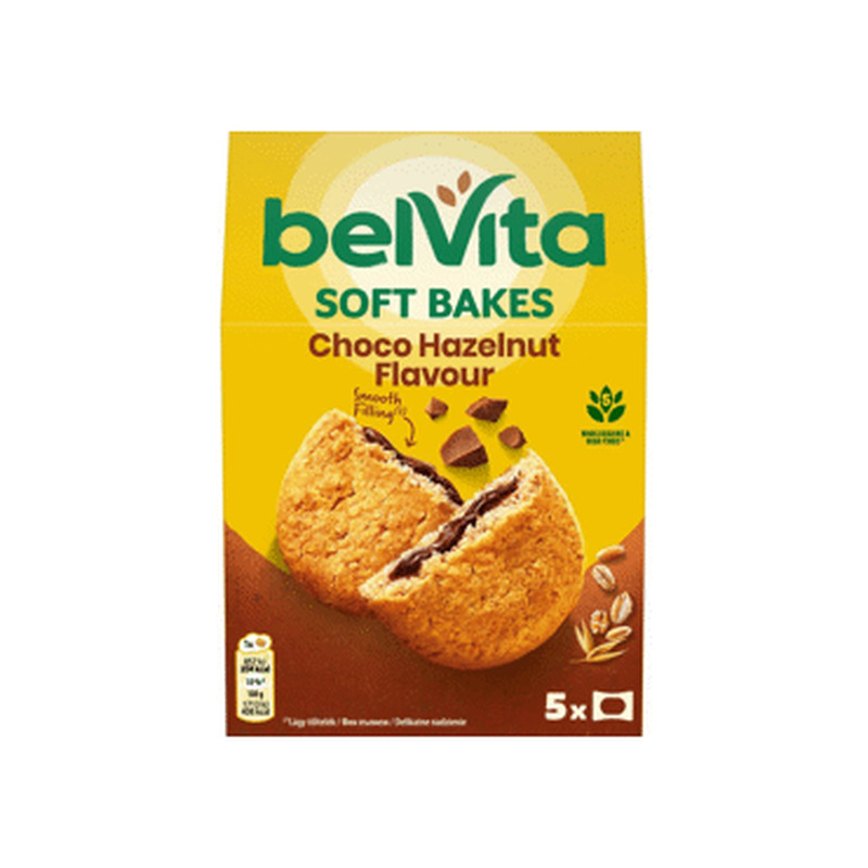 Küpsis pehme šok.täidisega BELVITA 250g