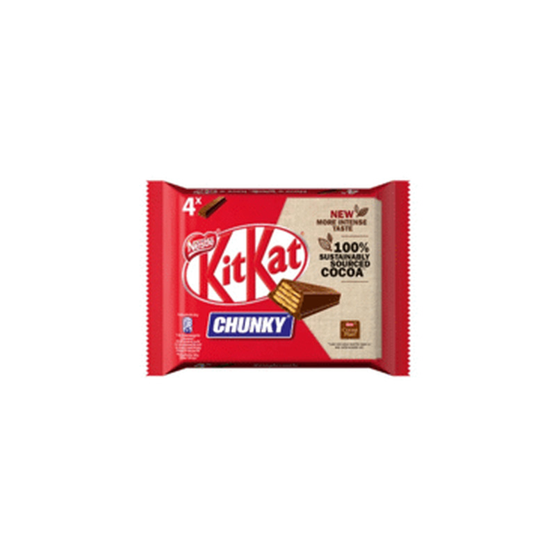 Vahv. šok.glas.KitKatChunky NESTLE 4x40g