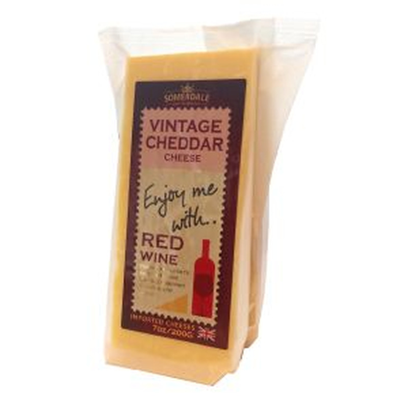 Cheddar juust Vintage, SOMERDALE, 200 g