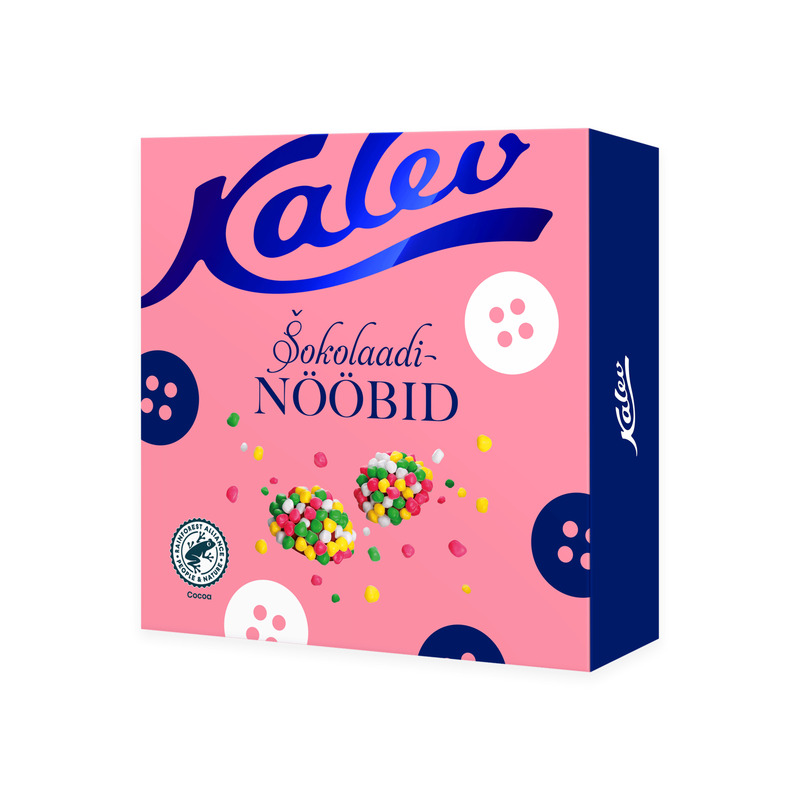 Šokolaadinööbid, KALEV, 125 g