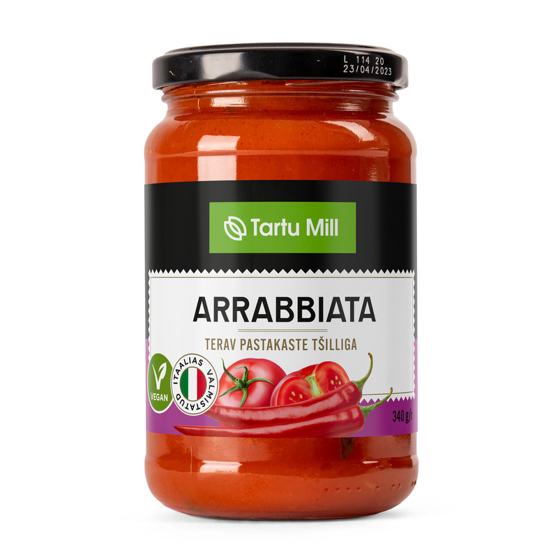 Pastakaste Arrabbiata tšilliga, TARTU MILL, 340 g