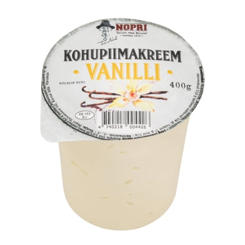 Kohupiimakreem vanilli, NOPRI, 400 g