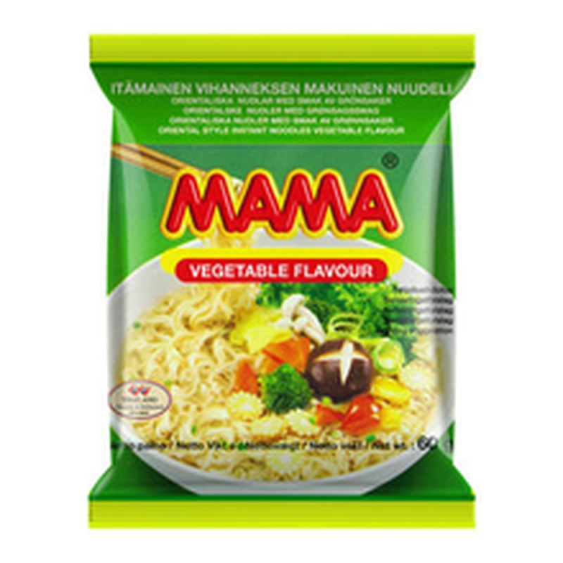 Idamaised köögiviljamaitselised kiirnuudlid, MAMA, 60 g