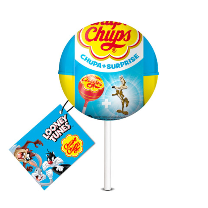 Pulgakomm Chupa Chups Surprise Looney Tunes 12g