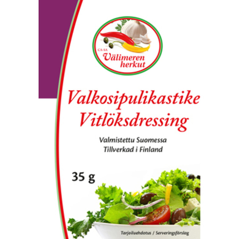 VÄLIMEREN HERKUT Küüslaugukaste 35g