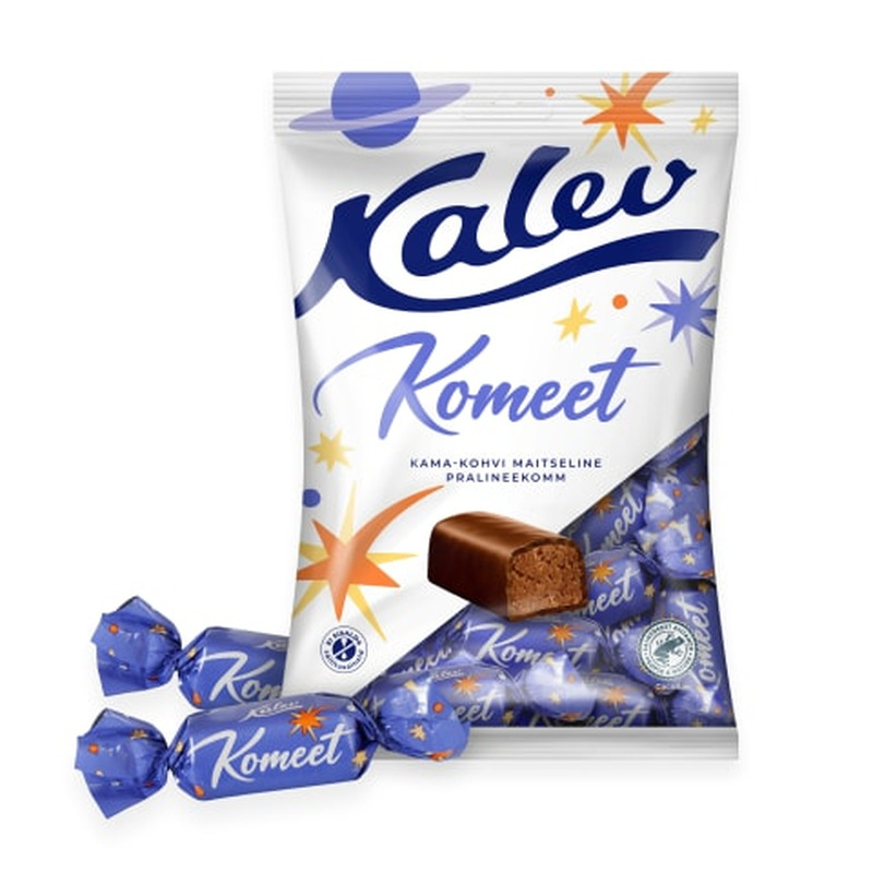 Pralineekommid Kalev Komeet 175g