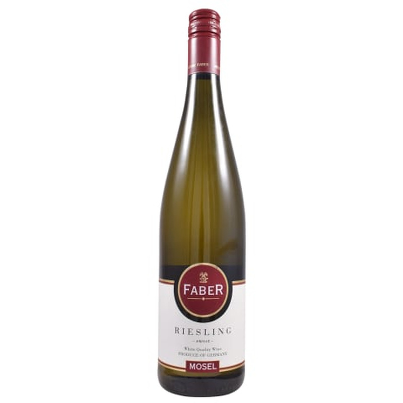 Kaitstud päritolunimetusega vein Faber Riesling Sweet Mosel 0,75l