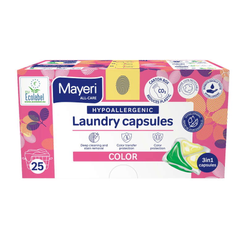 Pesukapslid Mayeri Color Hypoallergenic 25tk