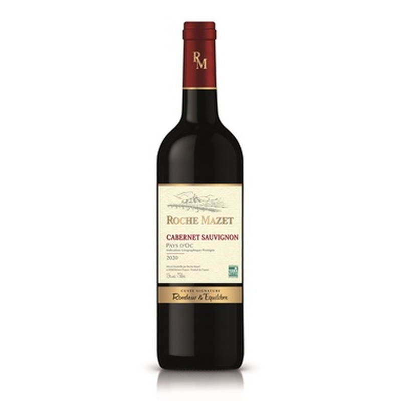 ROCHE MAZET Cabernet Sauvignon Pays D'OC 13% 75cl (pun. kuiv)