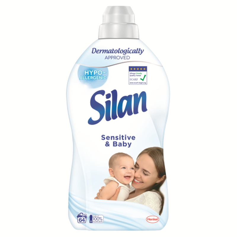 Pesuloputusvahend Silan sensitive 64pk 1,408l