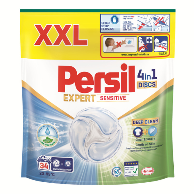 Pesukapslid Persil Discs Sensitive 34pk