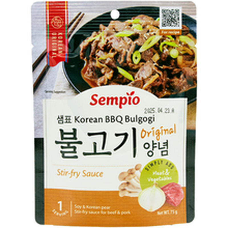 Sempio koreapärane bulgogi kaste 75 g