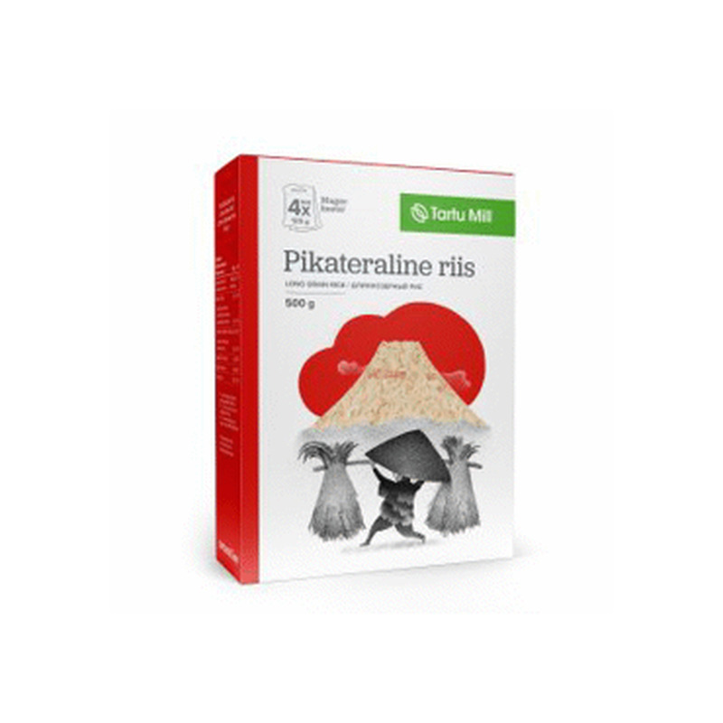 Pikateraline riis TARTU MILL 4x 125g