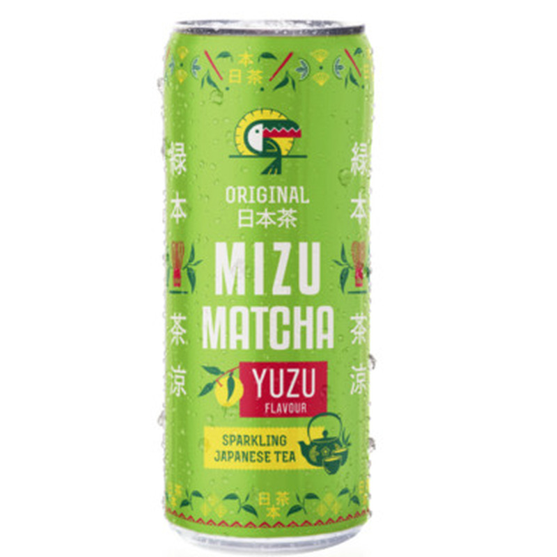 MIZU MATCHA Yuzu Sparkling Japanese Tea 0,33l (purk)