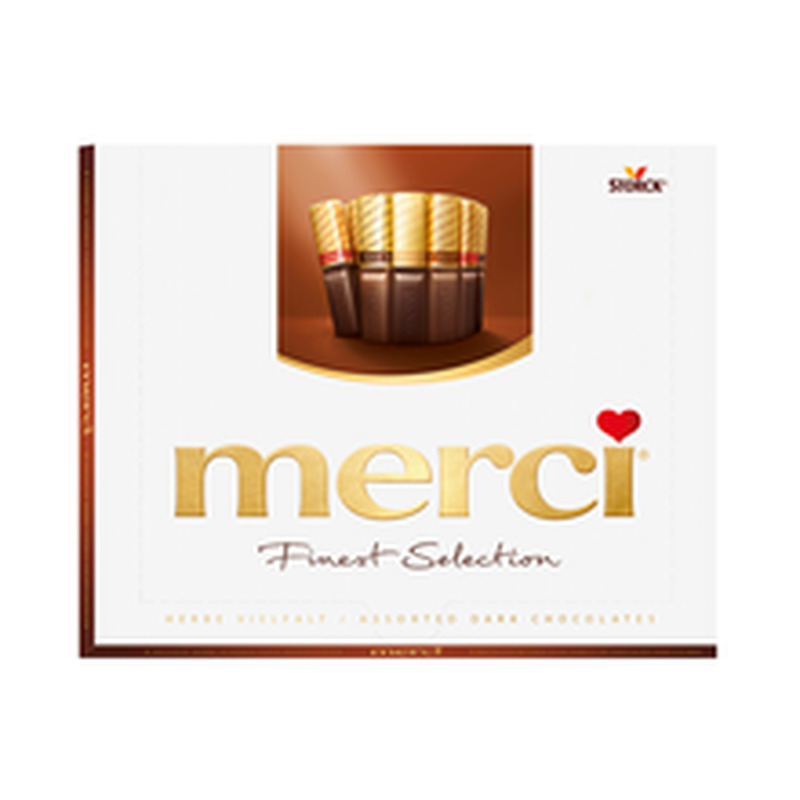 Merci tumeda shokolaadi assortii 250g