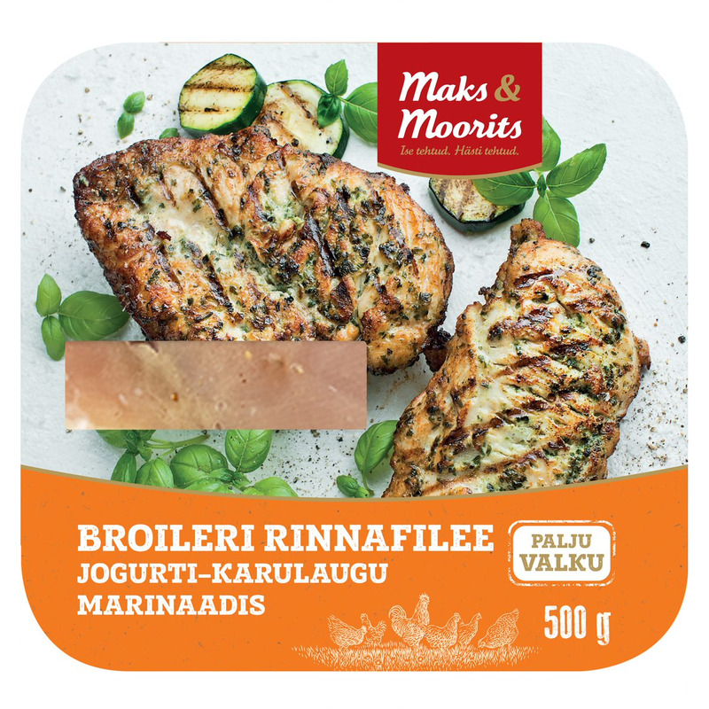 Broileri rinnafilee jogurti-karulaugu marinaadis, MAKS & MOORITS, 500 g