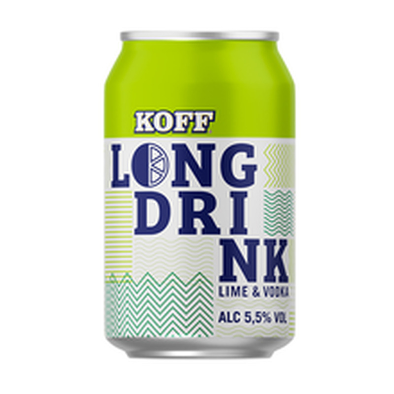 Koff long drink lime&vodka 330ml