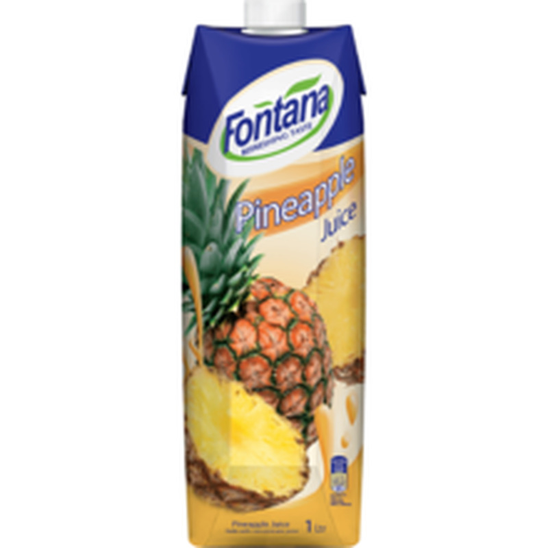 Fontana ananassimahl 100% 1L