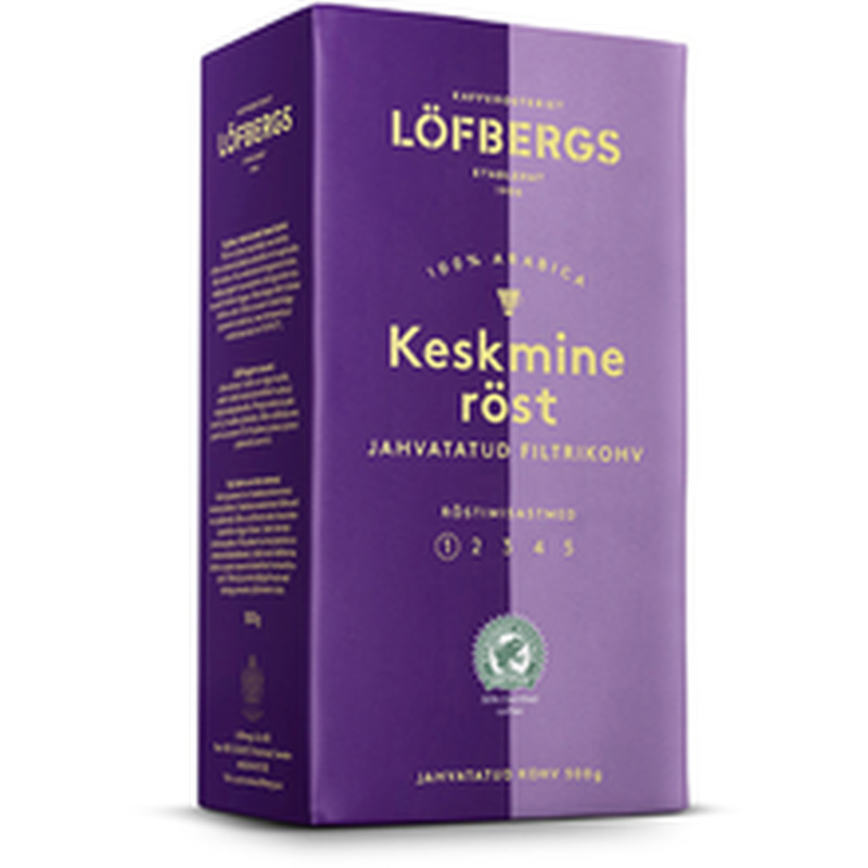 Filtrikohv keskmine röst, LÖFBERGS, 500 g