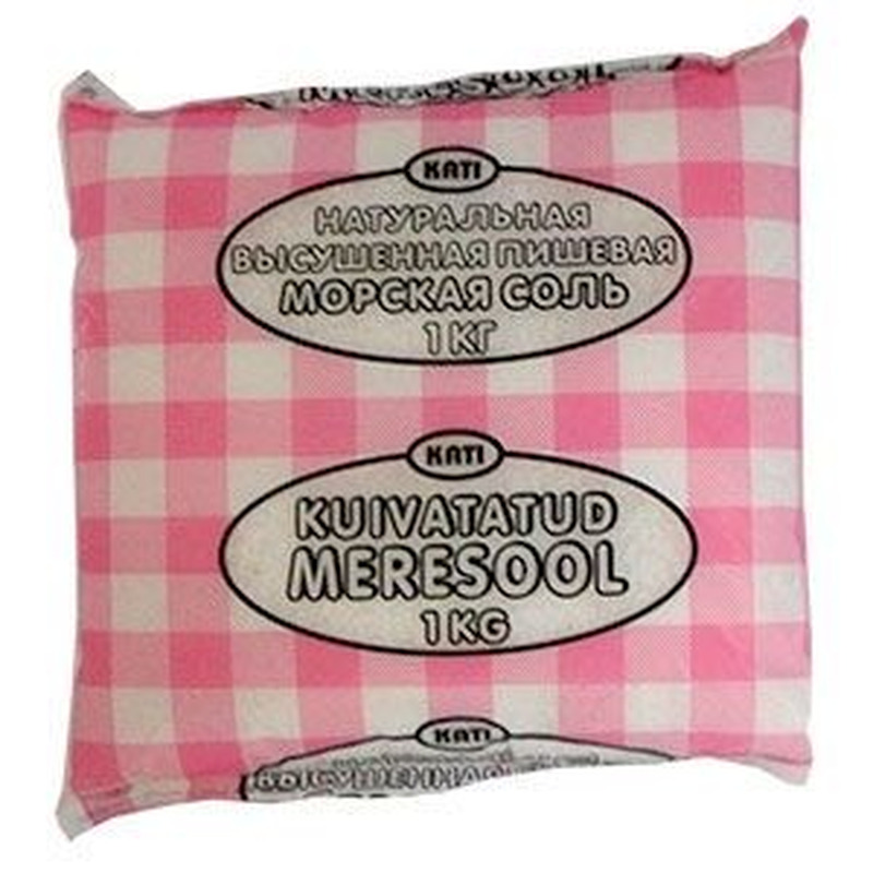 Kuivatatud meresool, KATI, 1 kg