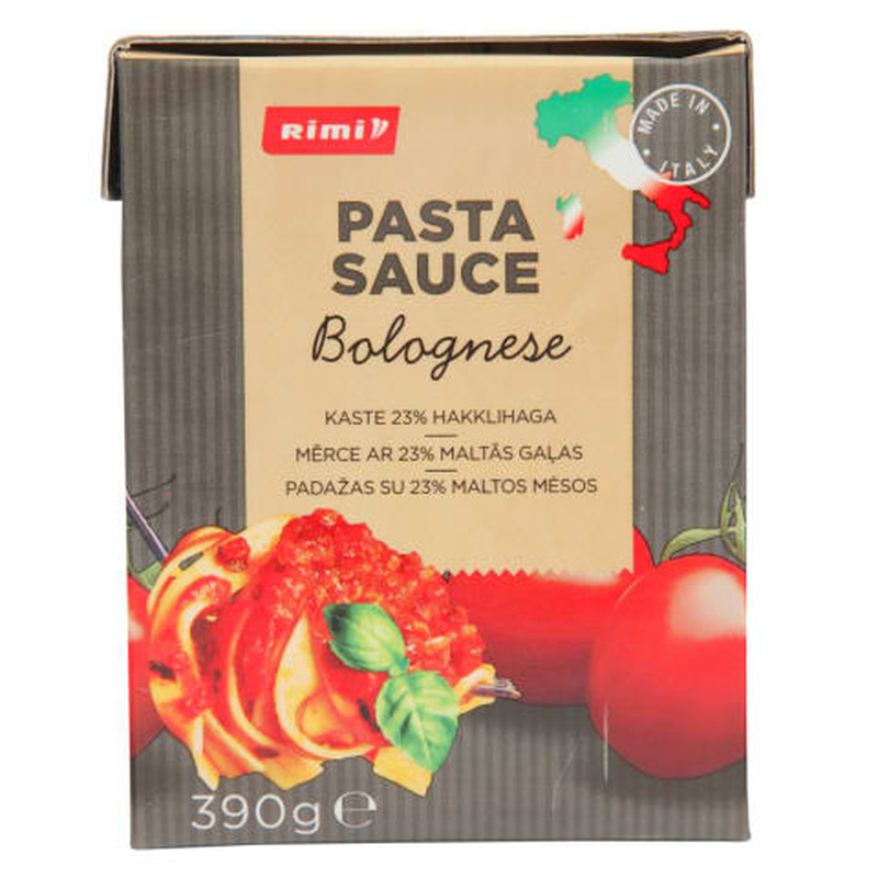 Pastakaste Rimi Bolognese 390g