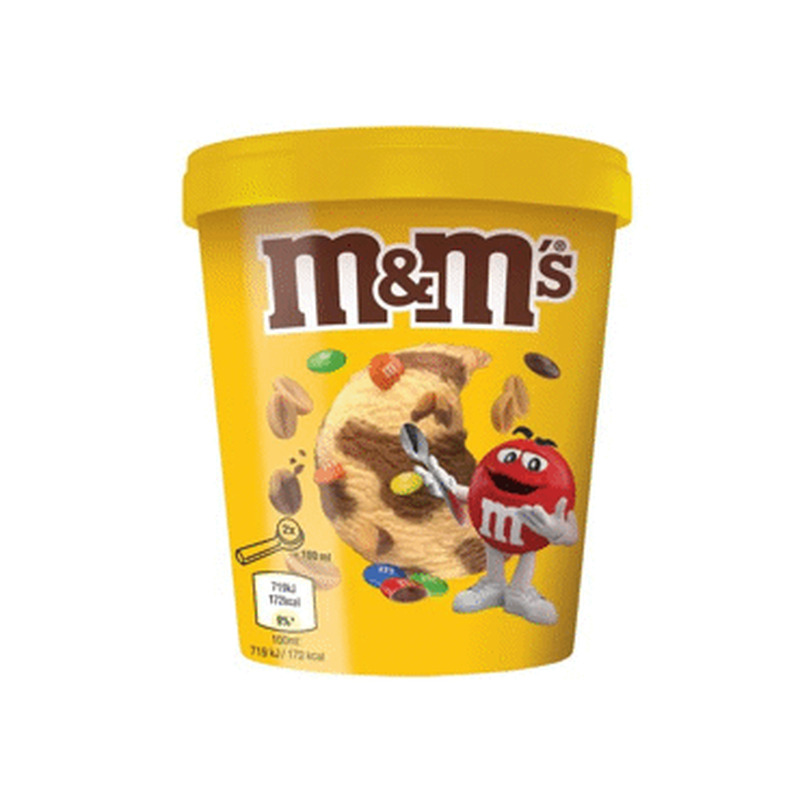 Jäätis M&M's maapähkli, 306g